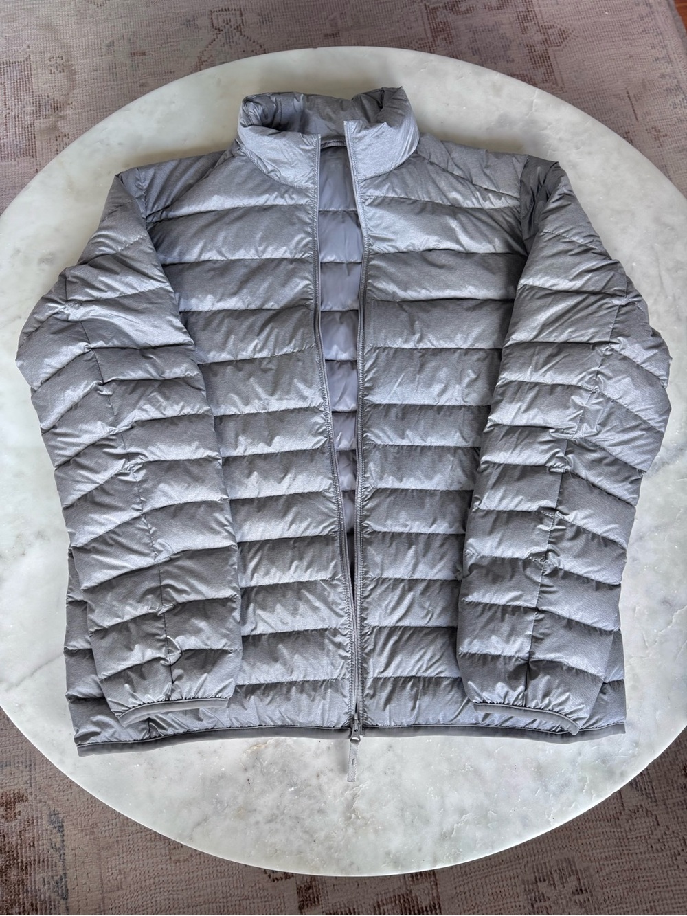 Uniqlo Ultra Light Down Jacket Puffer Gray Medium